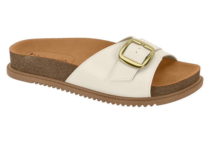 Sandália Slide Feminina Beira Rio 8523-101 Branco 1