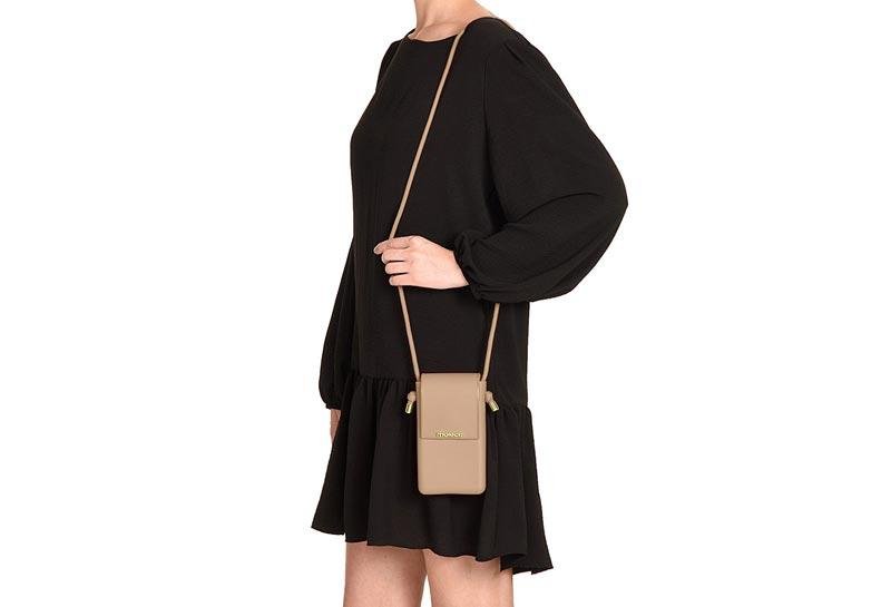 Bolsa Feminina Moleca Shoulder Bag 50051-1 Bege 5