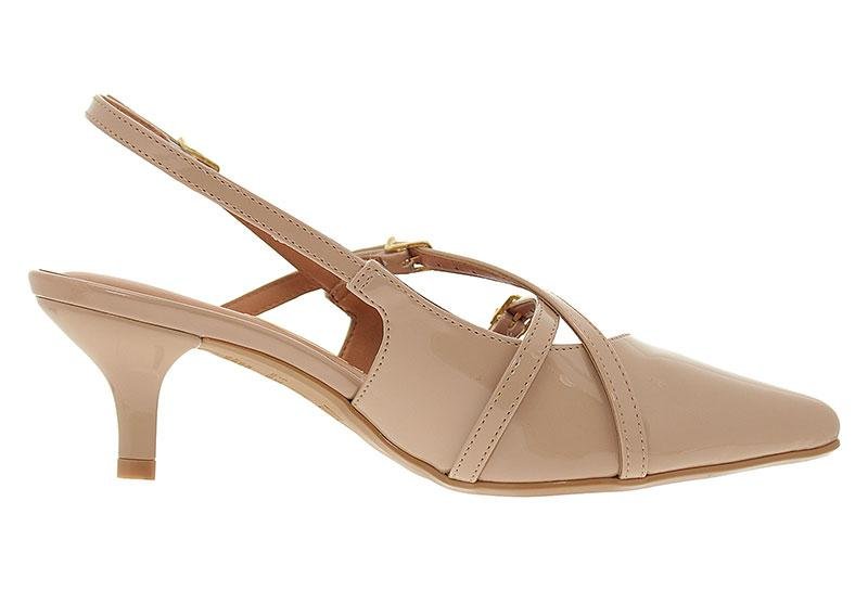 Sapato Scarpin Slingback Feminino Vizzano 1122-885 Bege 2