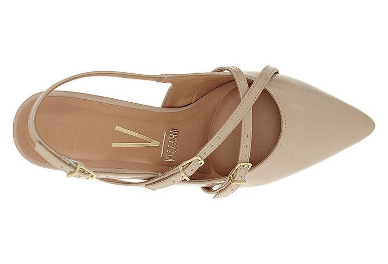 Sapato Scarpin Slingback Feminino Vizzano 1122-885 Bege 4