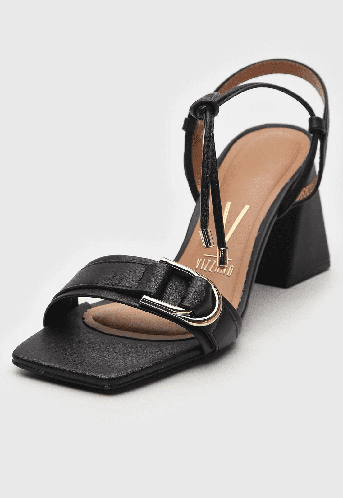 Sandália Feminina Vizzano Casual Salto Flare 6464-133 Preto 2