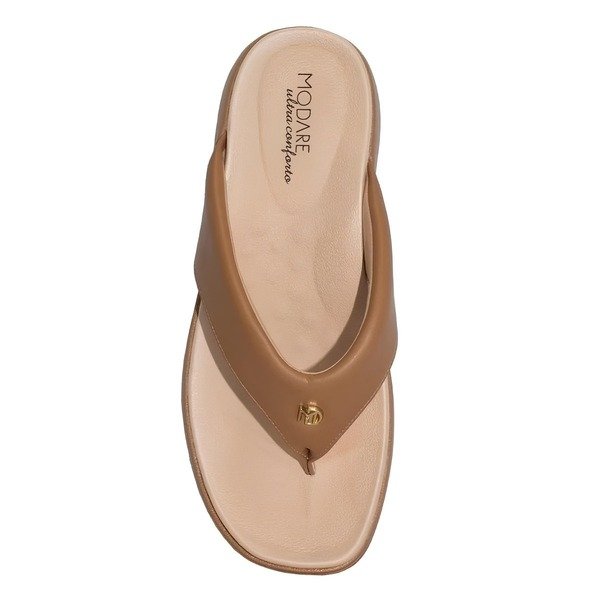 Chinelo Feminino Modare Conforto Anabela 7189-101 Marrom 3