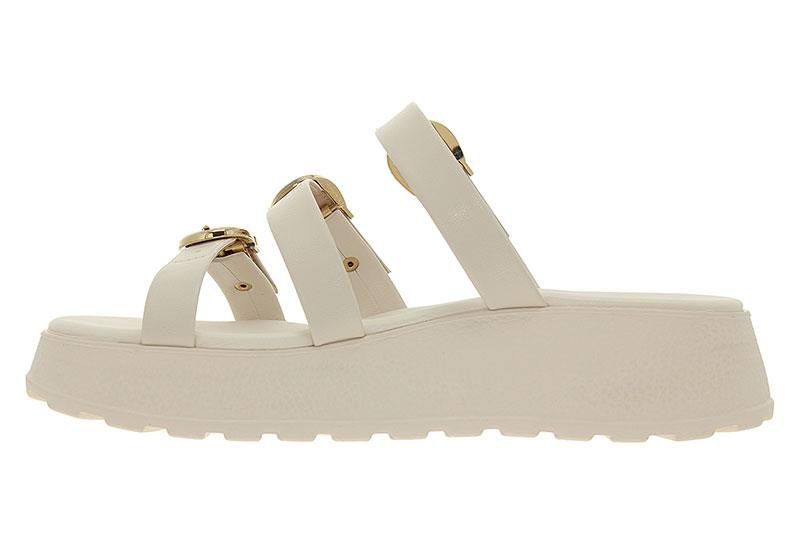 Tamanco Feminino Flatform Moleca 5517-103 Branco 3