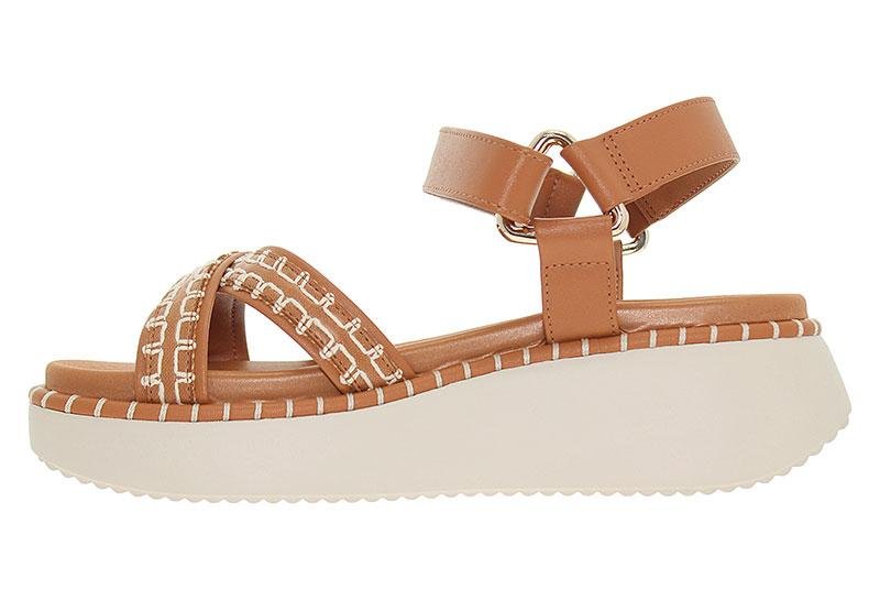 Sandália Casual Feminina Papete Vizzano 6519-102 Marrom 3
