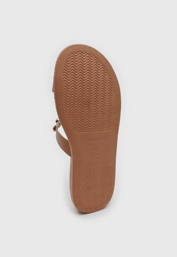 Chinelo Feminino Papete Beira Rio 8488-118 Bege 4