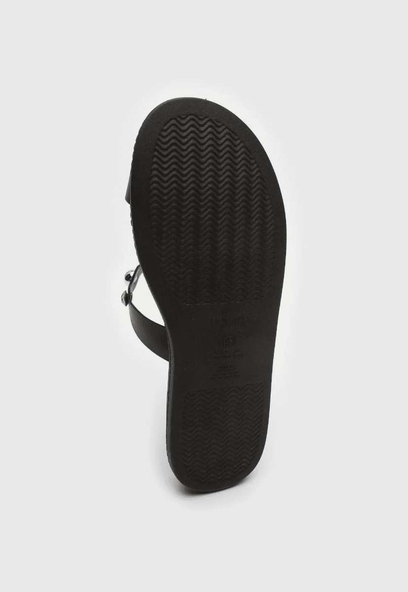 Chinelo Feminino Papete Beira Rio 8488-118 Preto 2