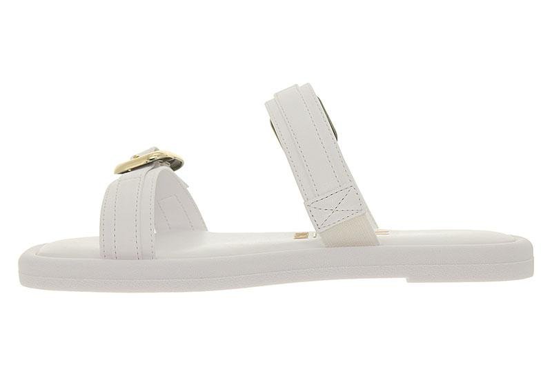 Sandália Feminino Vizzano Flat Detalhe Dourado 6522-102 Branco 2