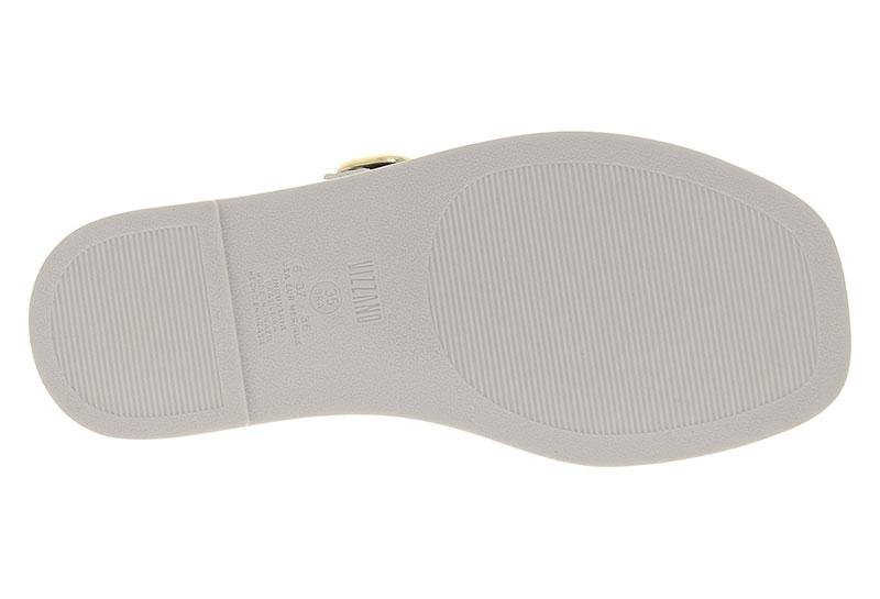 Sandália Feminino Vizzano Flat Detalhe Dourado 6522-102 Branco 5
