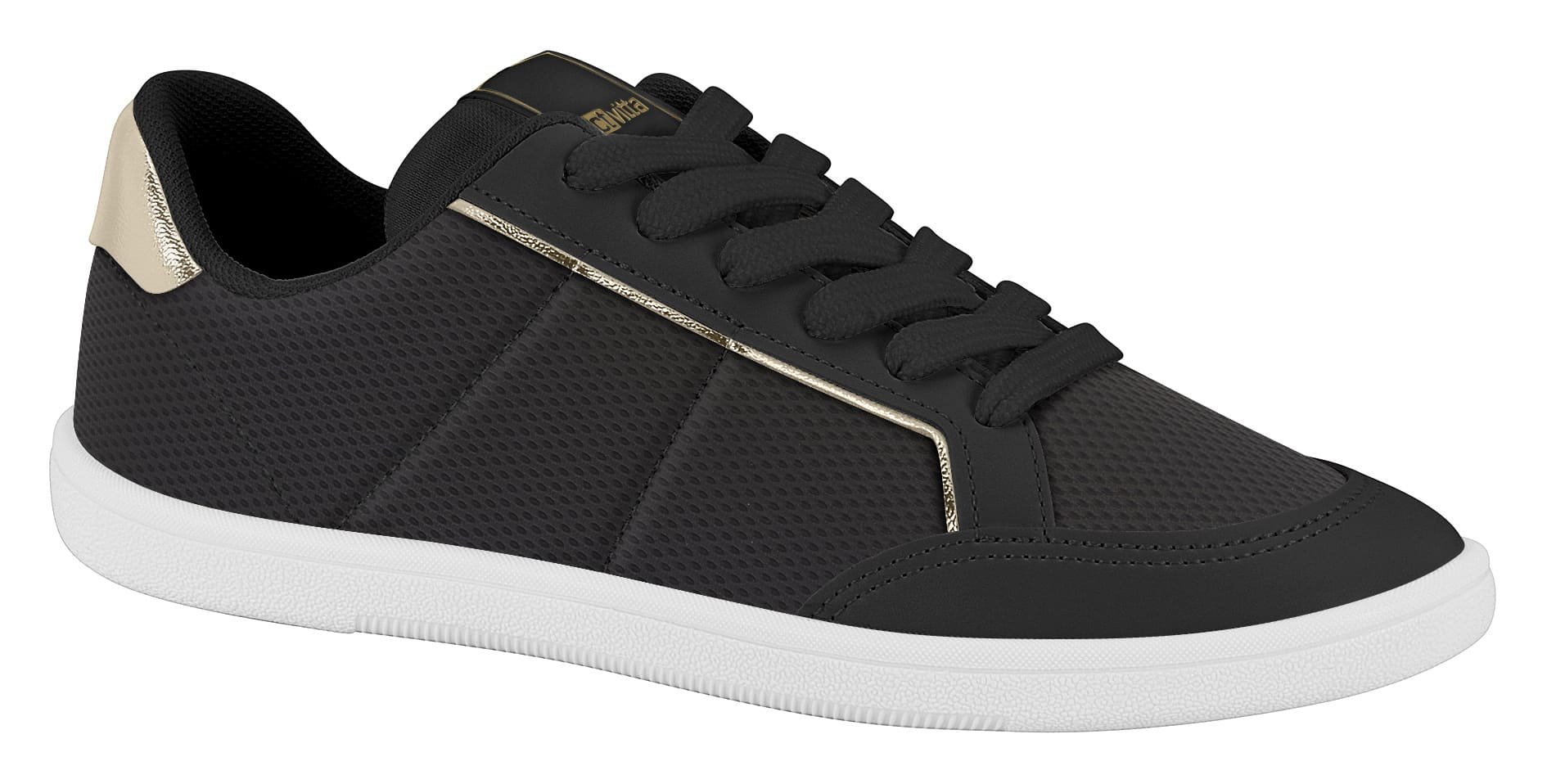 Tênis Feminino Casual Actvitta 4840-102 Preto 1
