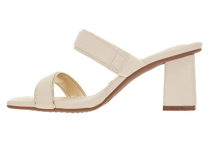 Tamanco Feminino Vizzano Com Fivela 6455-132 Branco 3