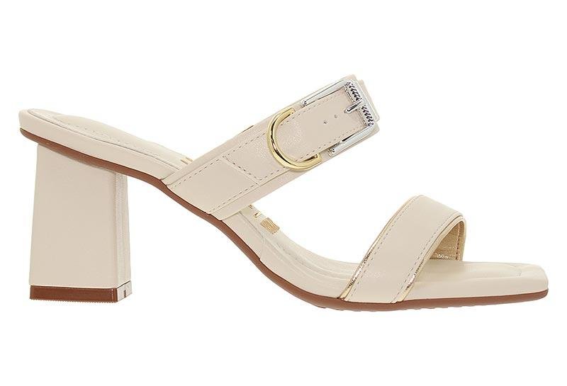 Tamanco Feminino Vizzano Com Fivela 6455-132 Branco 2