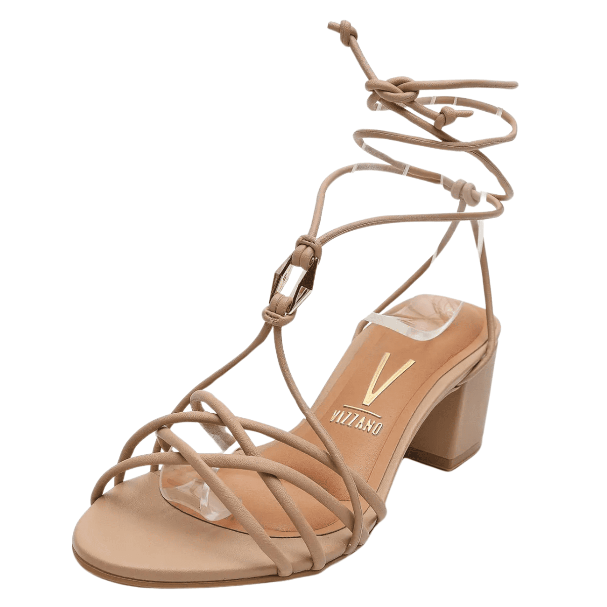 Sandália Feminina Vizzano Com Amarração 6291-1179 Bege 4