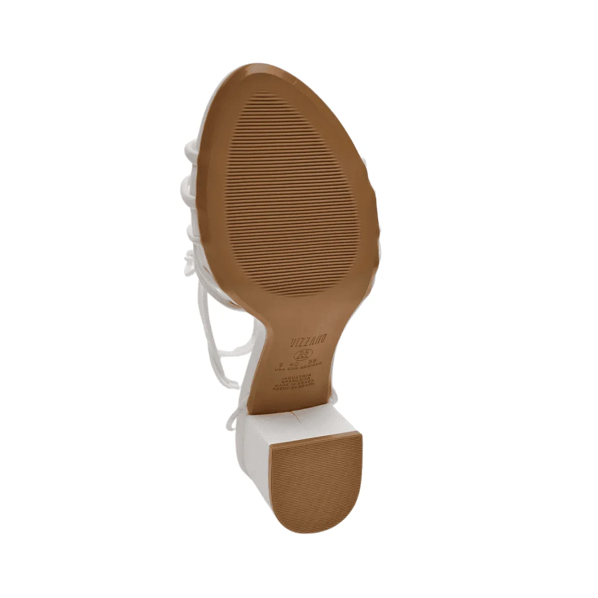 Sandália Feminina Vizzano Com Amarração 6291-1179 Branco 5