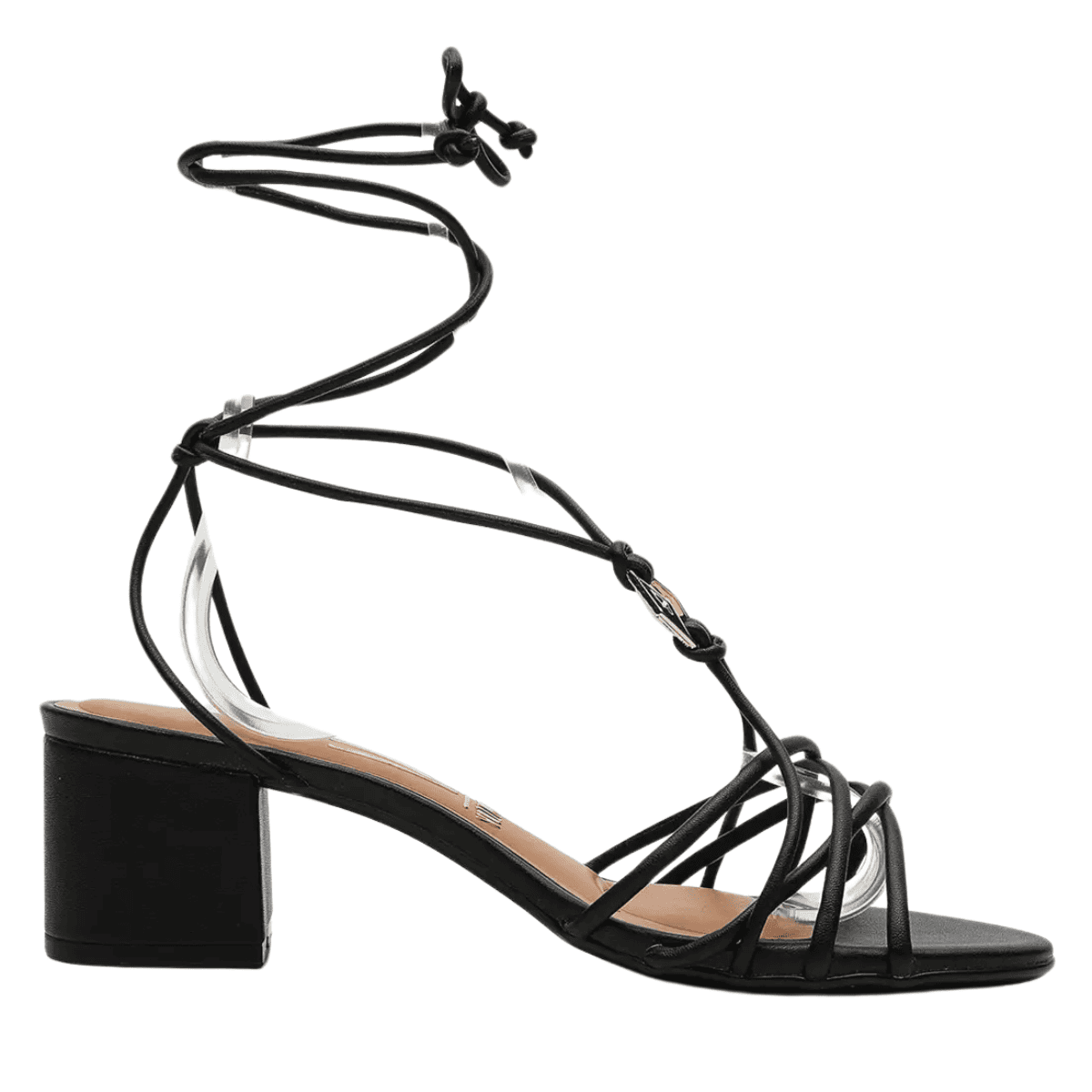 Sandália Feminina Vizzano Com Amarração 6291-1179 Preto 2