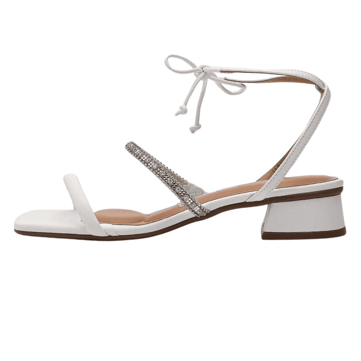 Sandália Feminina Casual Salto Baixo Vizzano 6454-125 Branco 3