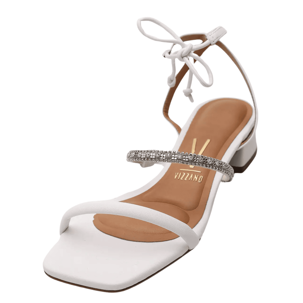Sandália Feminina Casual Salto Baixo Vizzano 6454-125 Branco 4
