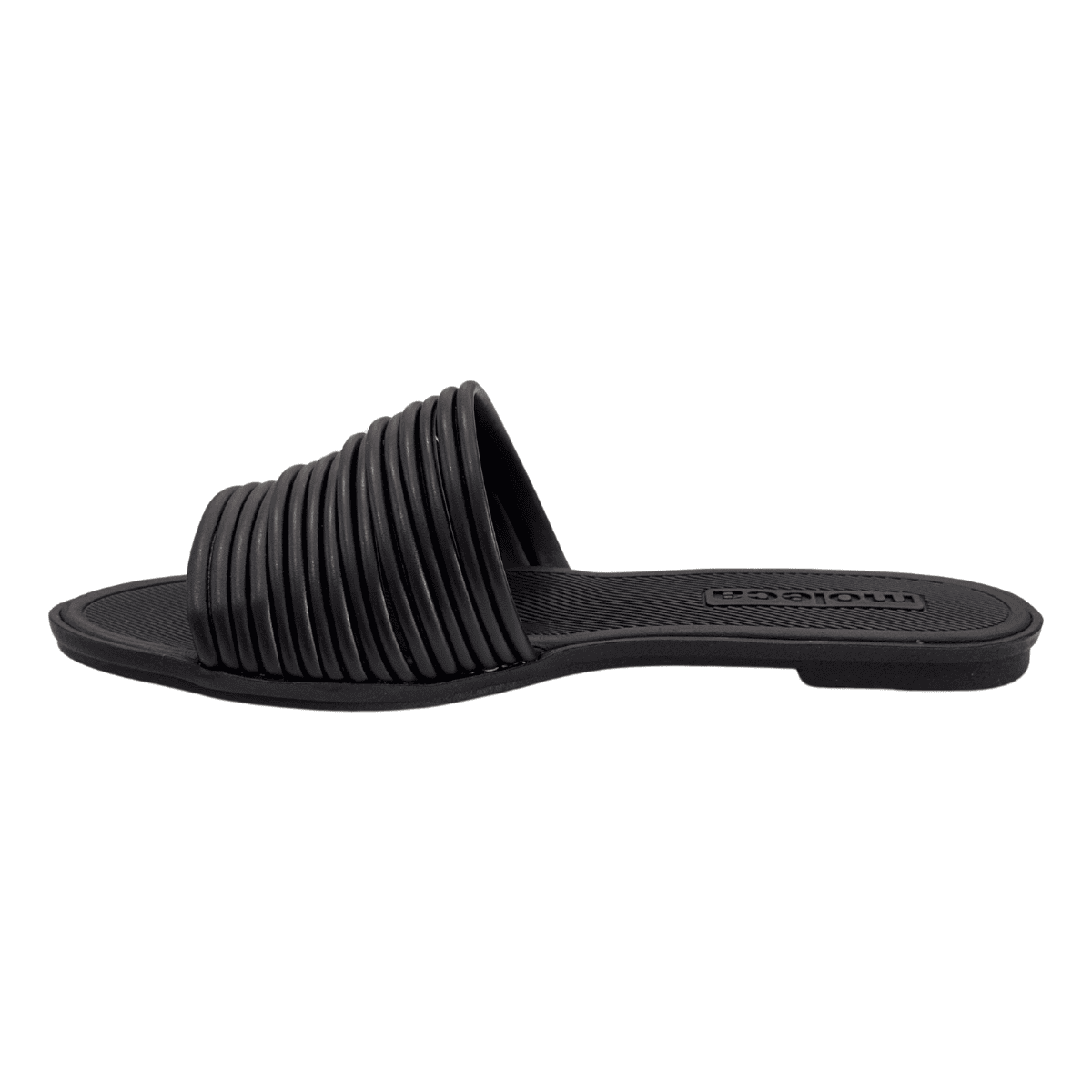 Sandália Feminina Rasteira Moleca 5532-101 Preto 3