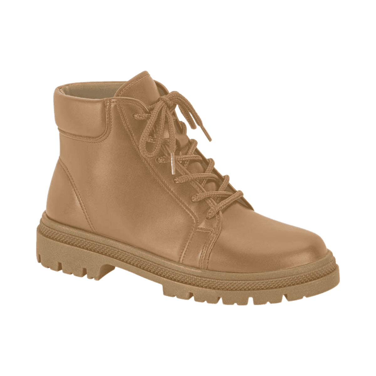 Bota Feminina Coturno Moleca 5344-102 Camel 1
