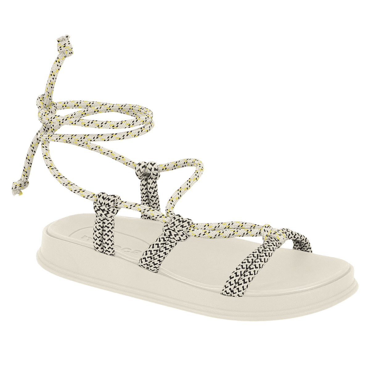 Sandália Feminina Casual Moleca Com Amarração 5509-107