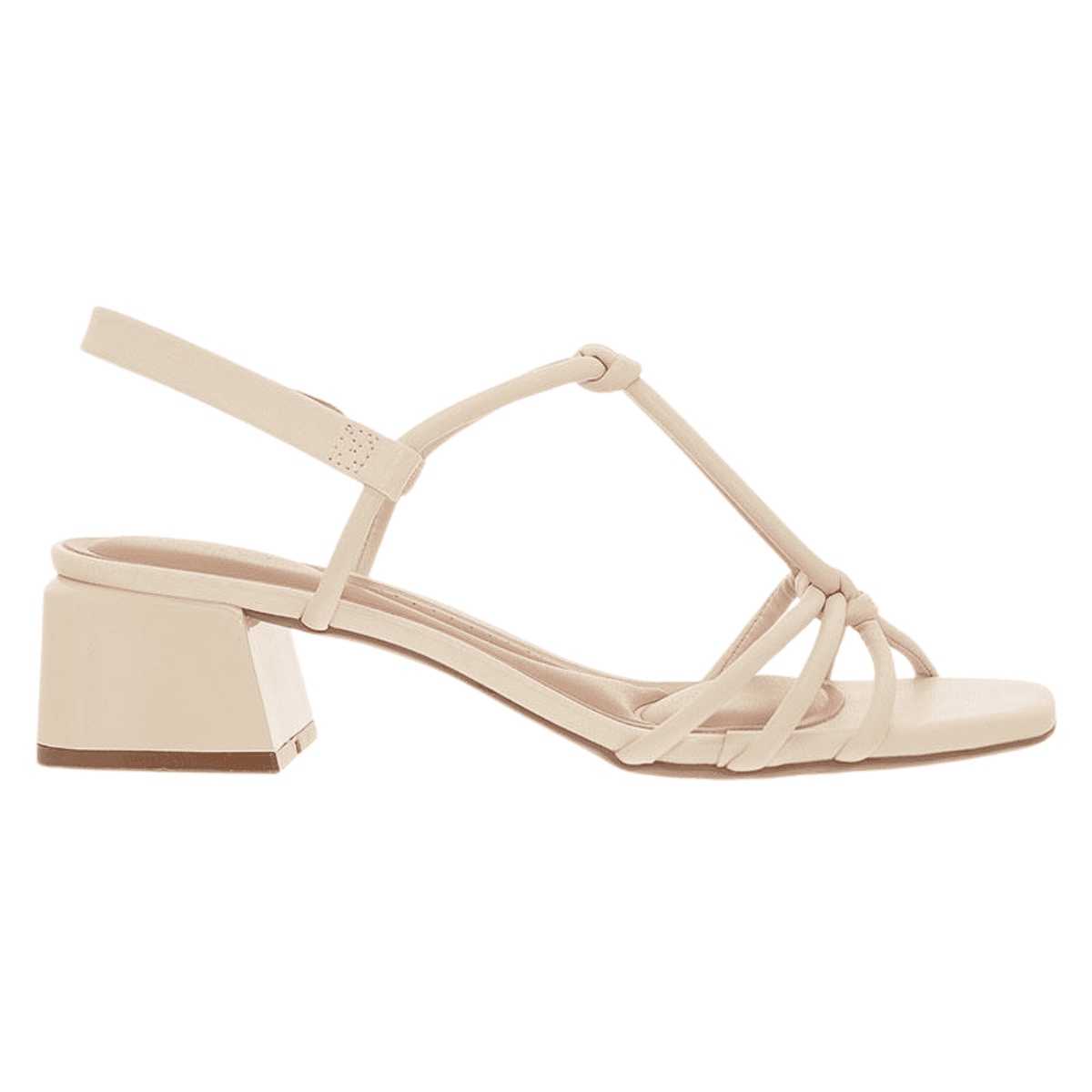 Sandália Feminina Beira Rio TirasSalto Bloco 8423-230 Off White 2