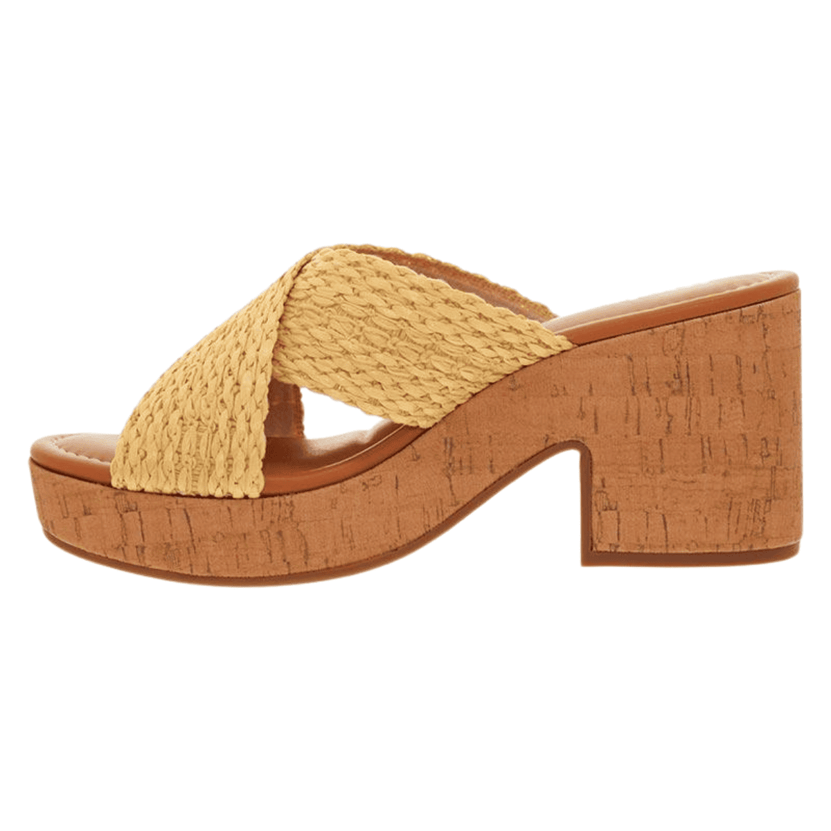 Tamanco Feminino Moleca Plataforma 5549-104 Amarelo 3