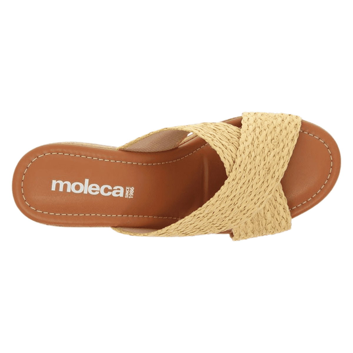 Tamanco Feminino Moleca Plataforma 5549-104 Amarelo 2