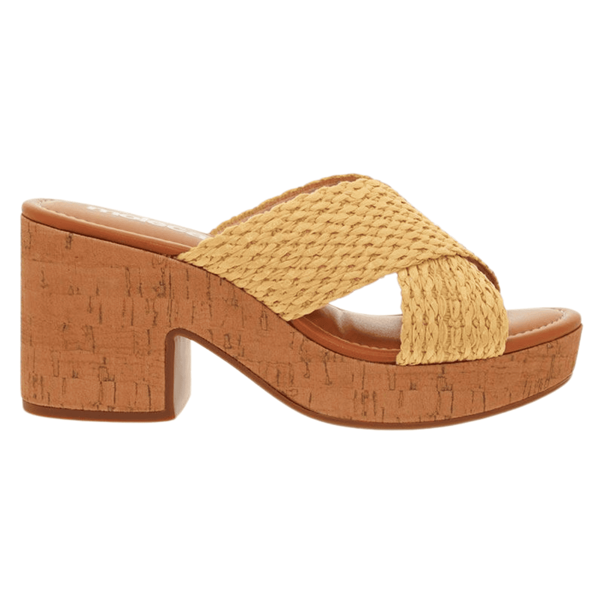 Tamanco Feminino Moleca Plataforma 5549-104 Amarelo 4