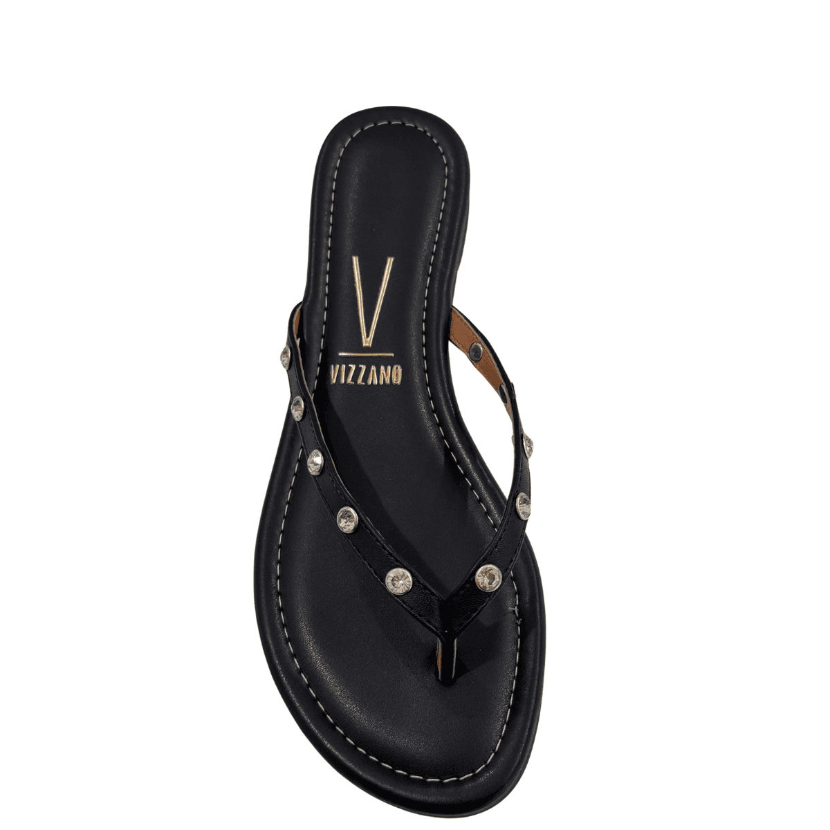 Sandália Rasteira Vizzano Com Aplicação 6371-396 Preto 3