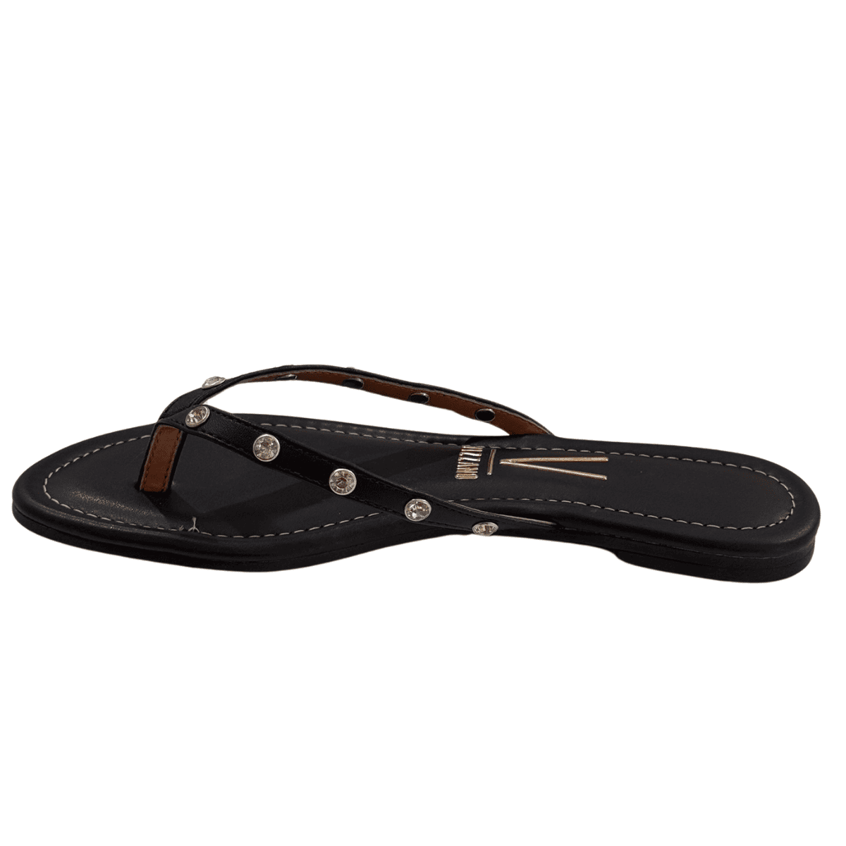 Sandália Rasteira Vizzano Com Aplicação 6371-396 Preto 4