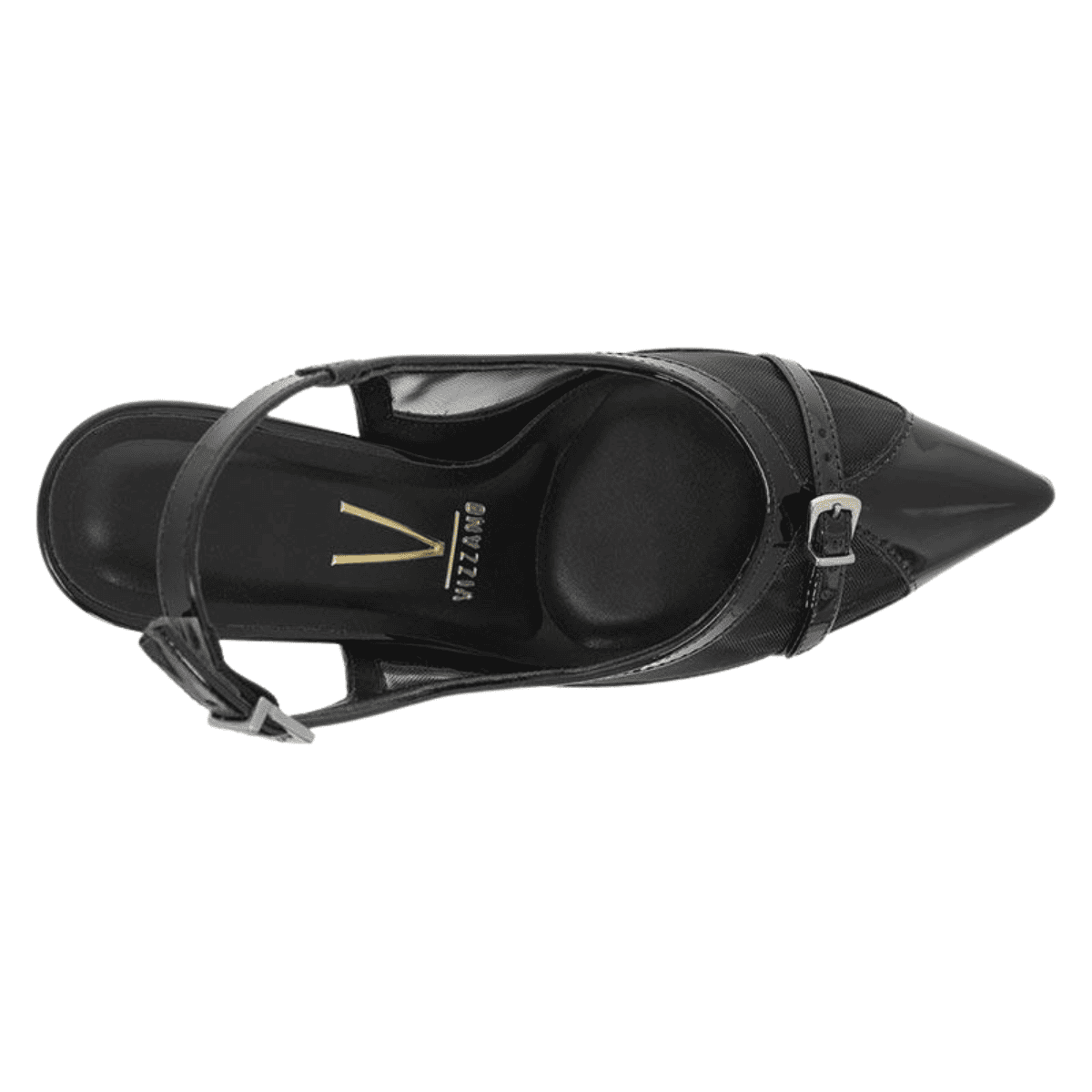 Sapato Scarpin Slingback Feminino Vizzano 1184-1802 Preto 3