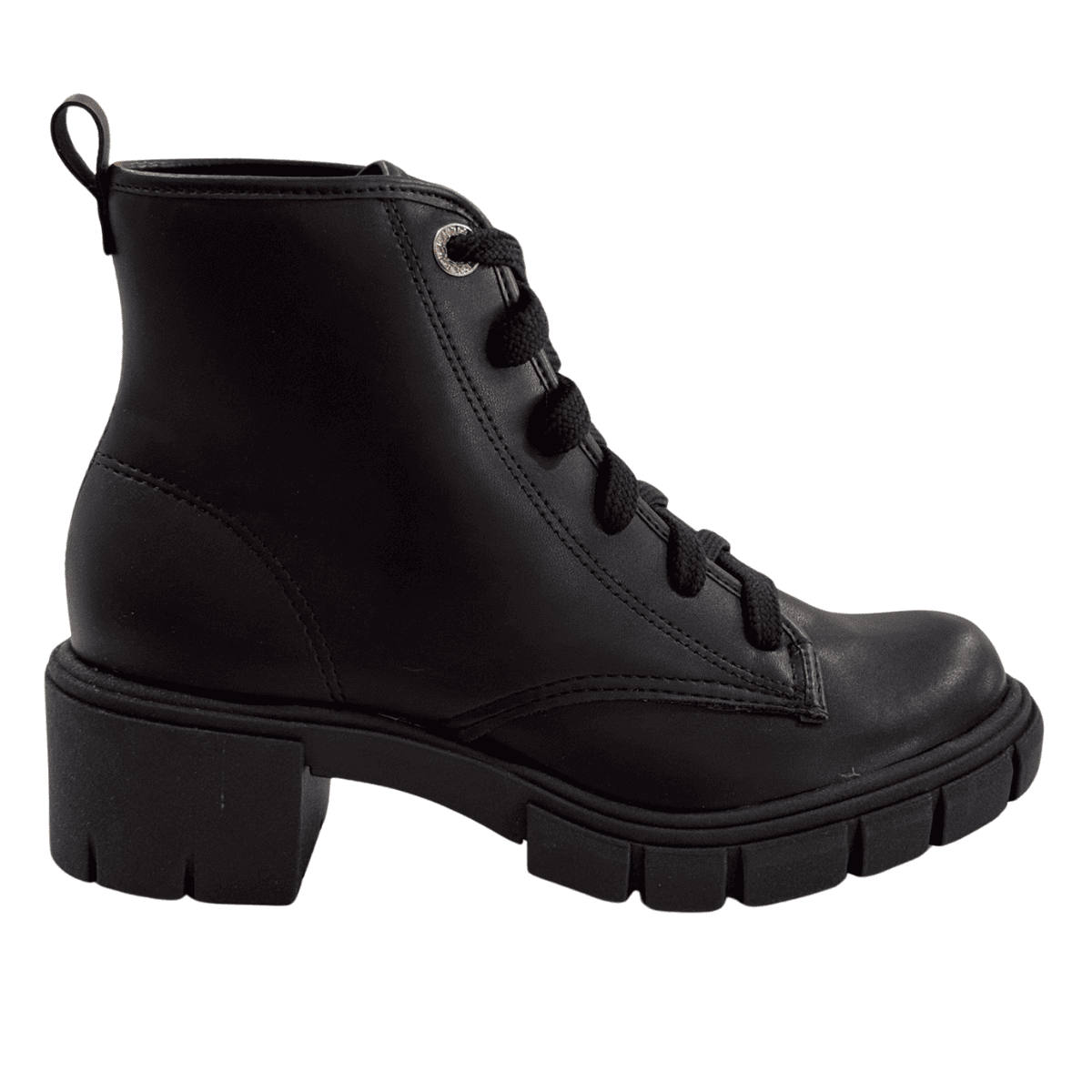 Bota Feminina Coturno Moleca Salto Médio 5338-211 Preto 2