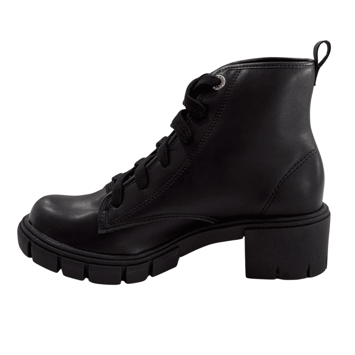 Bota Feminina Coturno Moleca Salto Médio 5338-211 Preto 4