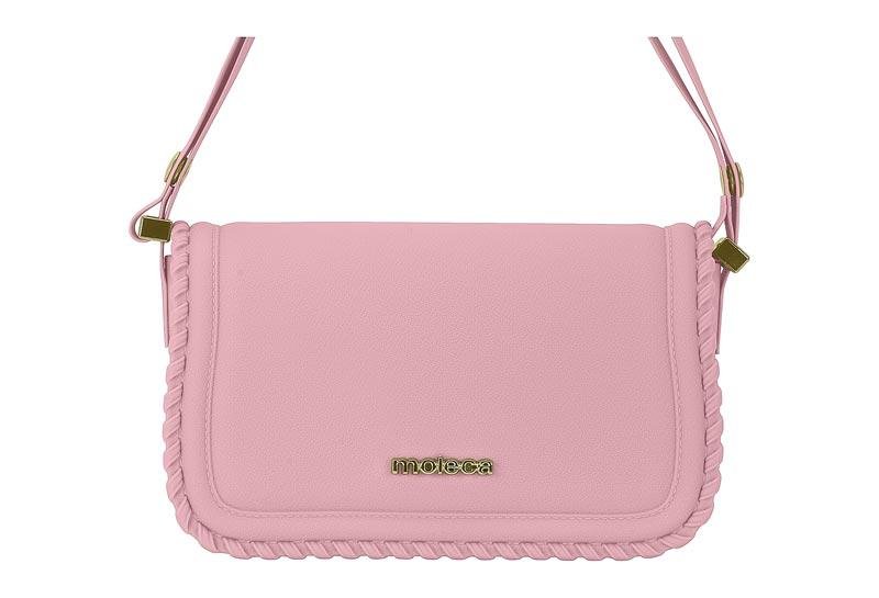Bolsa Feminina Moleca Tiracolo com Detalhe Trançado 50050-1