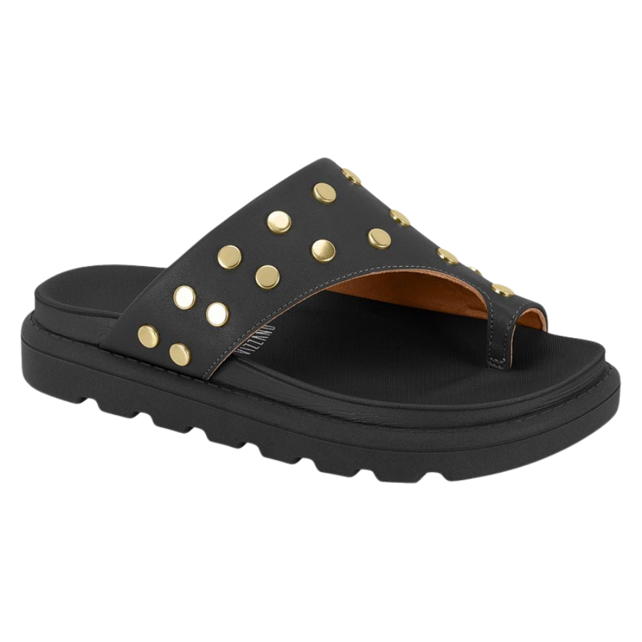 Sandália Feminina Papete Vizzano 6510-117 com Tachas