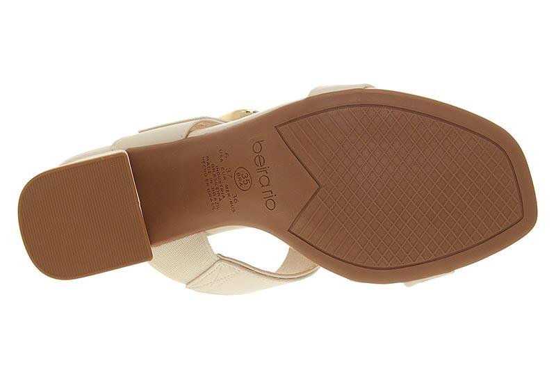 Tamanco Feminino Beira Rio Salto Bloco 8436-240 Off White 8