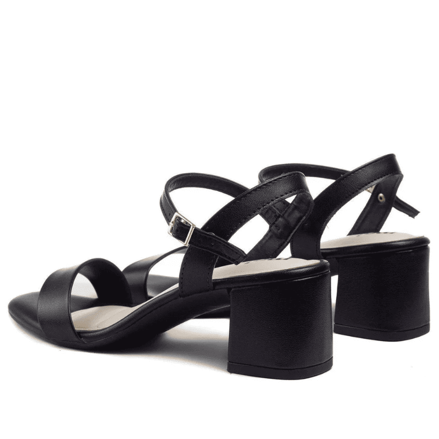 Sandália Feminina Moleca Salto Bloco 5496-101 Preto 3