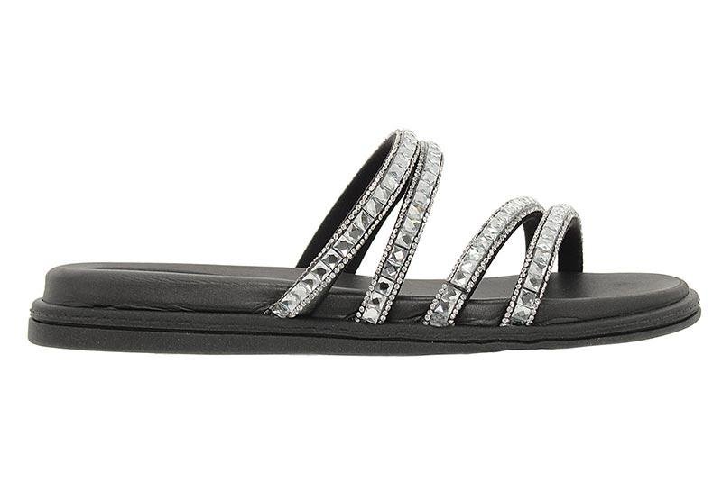 Sandália Feminina Papete Beira Rio 8488-125 Preto 3