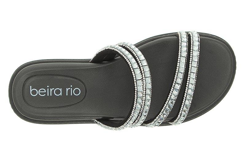 Sandália Feminina Papete Beira Rio 8488-125 Preto 5