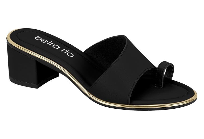 Tamanco Feminino Beira Rio com Salto Médio 8379-259