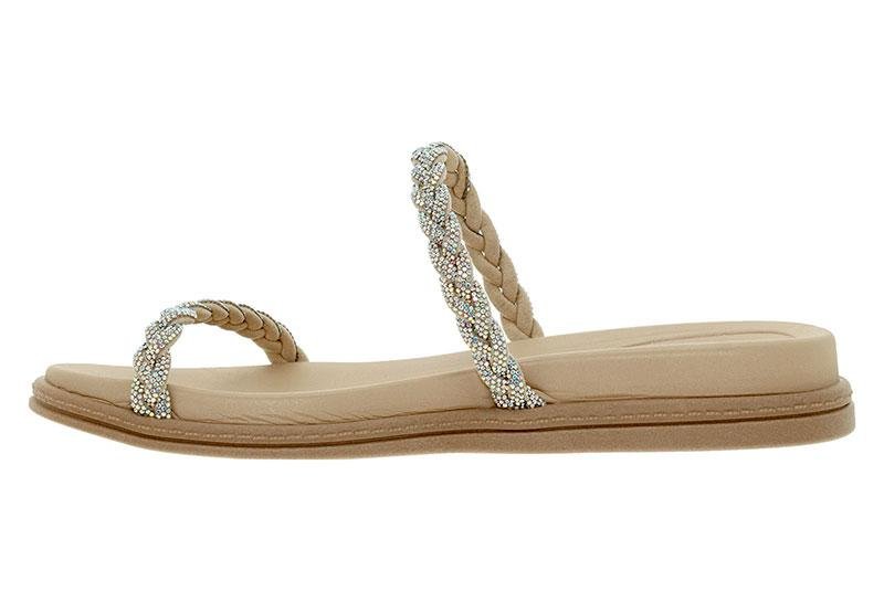 Sandália Papete Feminina Beira Rio 8488-105 Bege 5