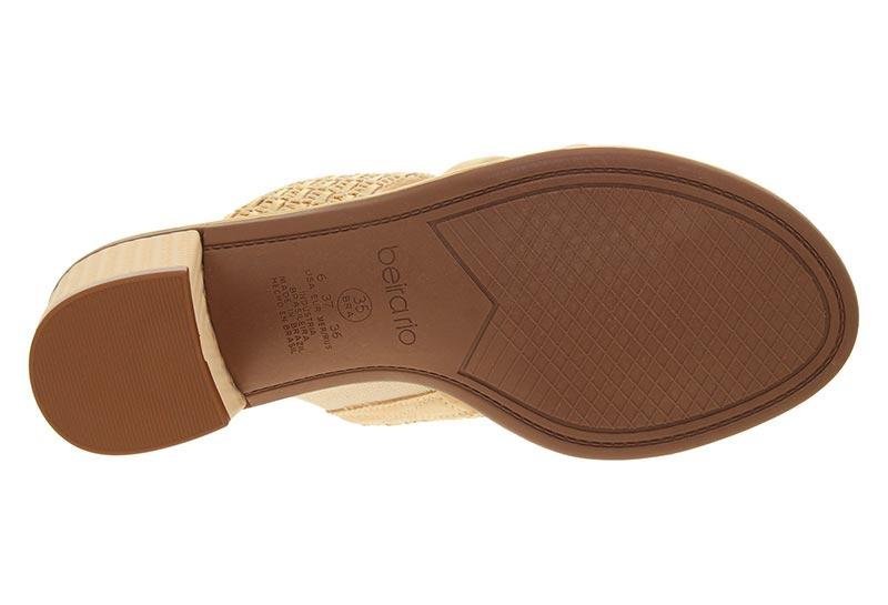 Tamanco Feminino Beira Rio com Tira Metalizada 8379-254 Dourado 6