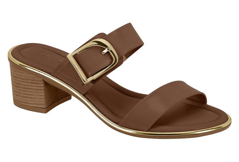 Tamanco Feminino Beira Rio Salto Bloco 8379-262