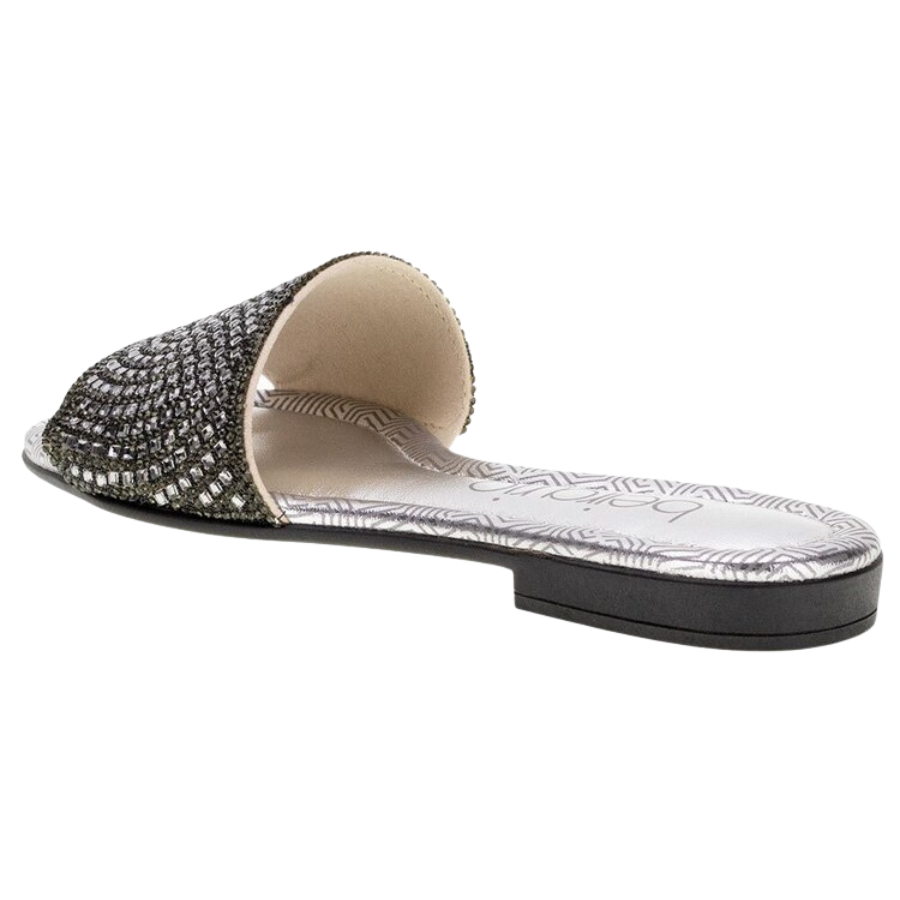 Rasteirinha Feminina Beira Rio com Pedrarias 8497-103 Prata 4