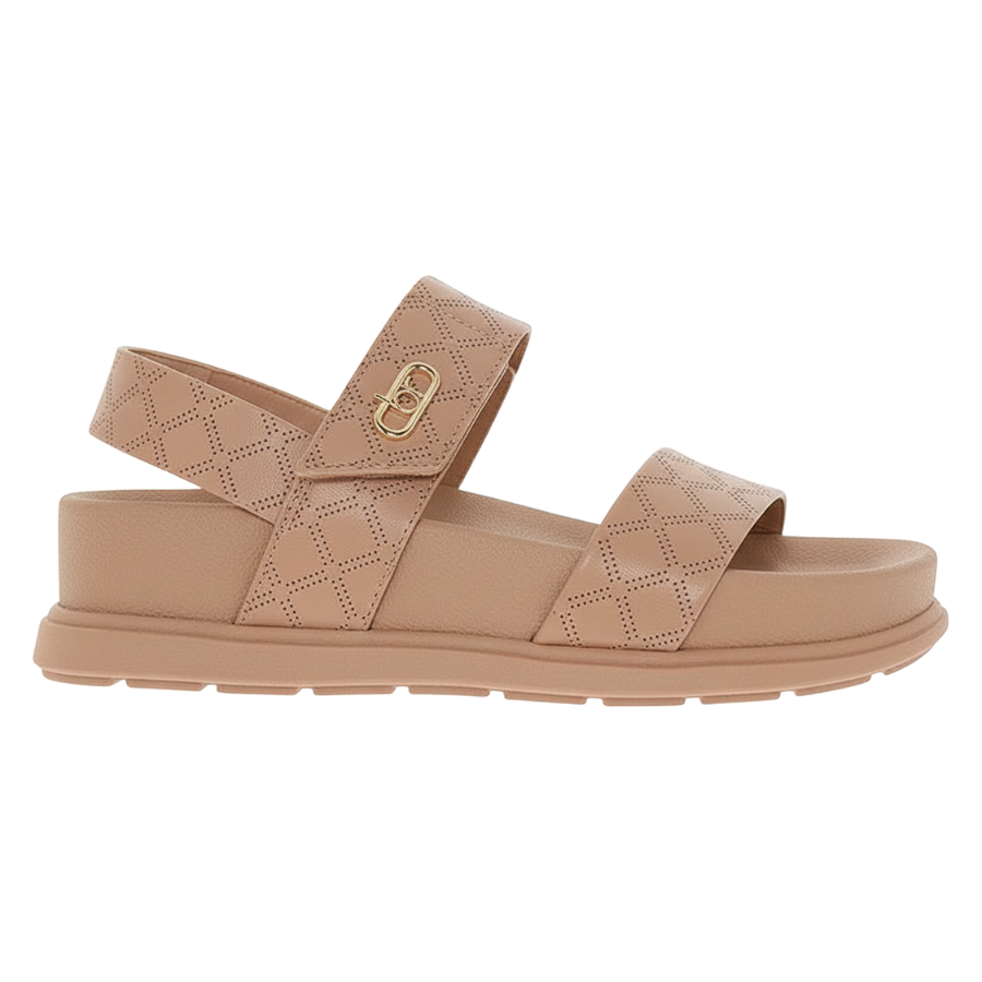 Sandália Feminina Papete Beira Rio 8534-102 Bege 3