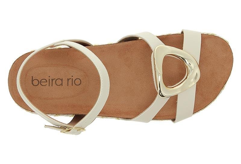 Sandália Feminina Beira Rio Plataforma 8546-207 Off White 3
