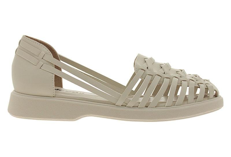 Sandália Feminina Moleca Tiras Tramadas 5478-105 Branco 2