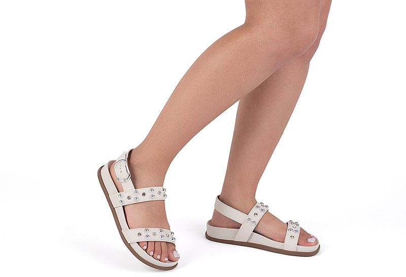 Sandália Feminin Papete Vizzano 6570-203 Branco 2