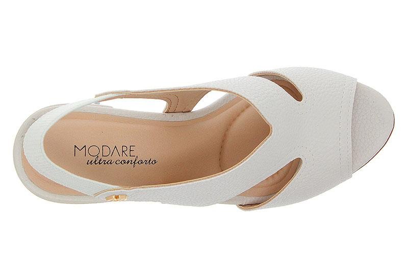 Sandália Feminina Modare Ultraconforto 7109-481 Branco 5