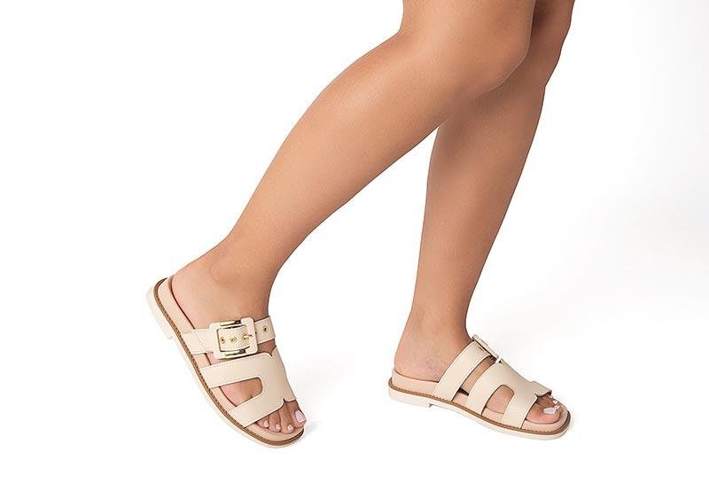 Sandália Rasteira Modare Ultraconforto 7205-105 Branco 2