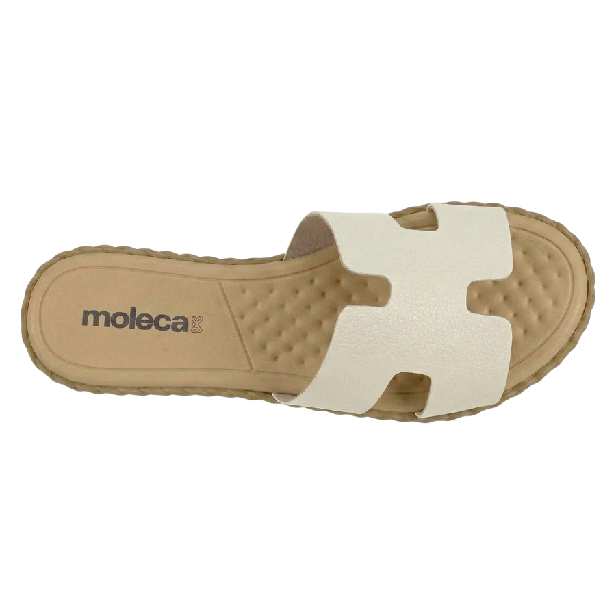 Chinelo Slide Feminino Moleca 5452-253 Branco 2